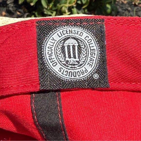 Texas Tech Red Raiders Women’s ‘47 Brand Adjustable Baseball Cap Sequin Red - Picture 8 of 8